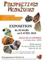 Perspectives Mosaïques - Exposition Dijon ,  Carol Lamglait - Mosaïste d'Art - Atelier TESSELLES ET MOSAIQUES